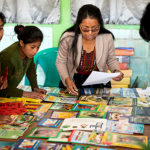 Meliza Chacon at the La Fe school in Sololá, Guatemala