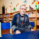 Don Ramon in Tecpan's Library