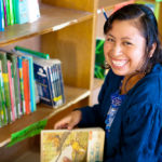 Librarian in Xesampual, Guatemala
